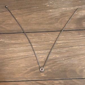 David Yurman necklace amethyst